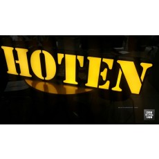 [홍대 간판] 모자 전문점 'HOTEN' LED 채널 간판
