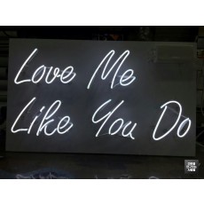 [대전 간판] LOVE ME LIKE YOU DO 아트 네온