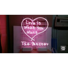 [동대문 간판] 의류 매장 The Master 아트 네온