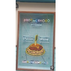 [역삼동 간판] BROTHERNHOOD KITHEN 아트 네온