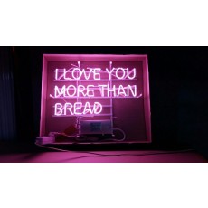 [평촌 간판] I LOVE YOU MORE THAN BREAD, 제과점 아트네온