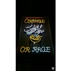 코엑스 'ORANGE OR RAGE' 아트 네온