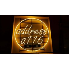 [전남 무안 간판] address a116, 네온 간판