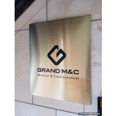 [청담동 간판] GRAND M&C, 신주 현판