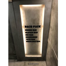 [수원 간판] BACK PACK MAN 아크릴 스카시