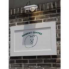 [서교동 간판] MOMENT COFFEE  갈바 간판