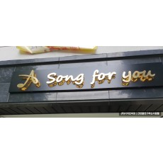 [만리동 간판] A song for you 티타늄 헤어라인 후광 채널