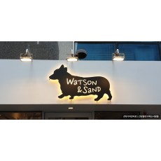 [동교동 간판] watson& sand 갈바 후광 채널