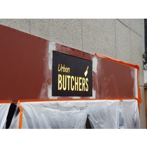 [동대문간판] Urban BUTCHERS 갈바 레이저 간판